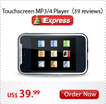 Touchscreen MP3/4 player
