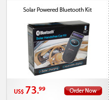 Solar Powered Bluetooth Kit