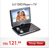 9.5" DVD Player + TV 
