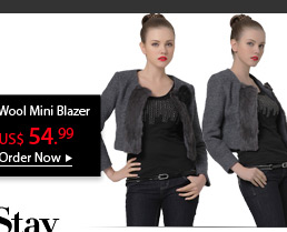 Wool Mini Blazer