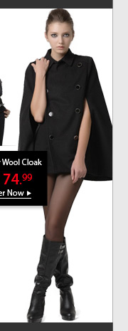 Sexy Wool Cloak