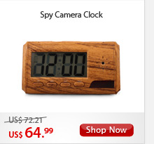 Spy Camera Clock