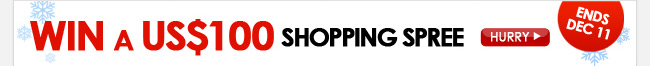 Win a US$ 100 Shopping Spree