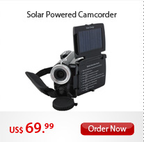 Solar Powered Camcorder
