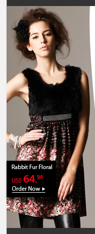 Rabbit Fur Floral