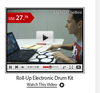 Roll-Up Electronic Drum Kit