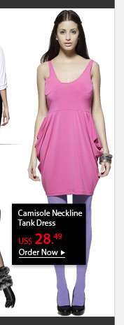 Camisole Neckline Tank Dress