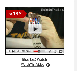 Blue LED Watch