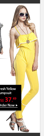 Fresh Yellow Jumpsuit