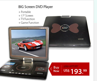 BIG Screen DVD Player