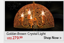 Golden Brown Crystal Light