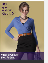V Neckline Pullover 