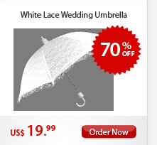 White Lace Wedding Umbrella