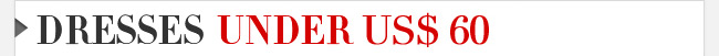 Dresses UNDER US$60