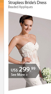 Strapless Bride's Dress
