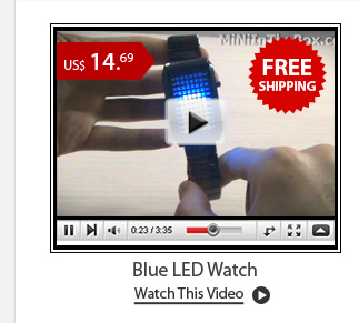 Blue LED Watch