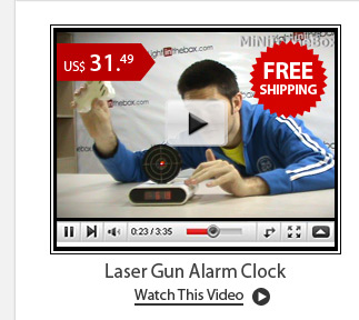 Laser Gun Alarm Clock
