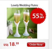 Lovely Wedding Flutes