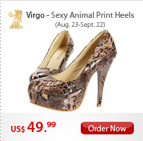 Sexy Animal Print Heels