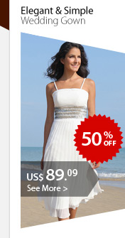 Elegant & Simple Wedding Gown