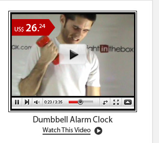 Dumbbell Alarm Clock