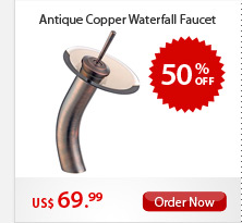 Antique Copper Waterfall Faucet