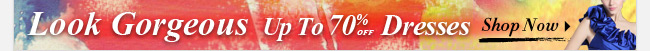 Look Gorgeous Up To 70% Off Dresses