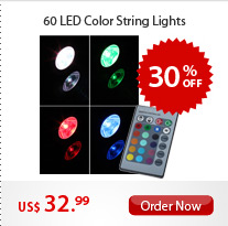 60 LED Color String Lights