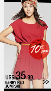 Berry Red Jumpsuit