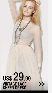 Vintage Lace Sheer Dress