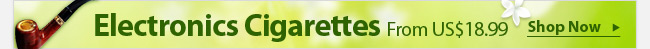 Electronics Cigarettes From US$18.99 