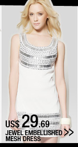 Jewel Embellish Mesh Dress
