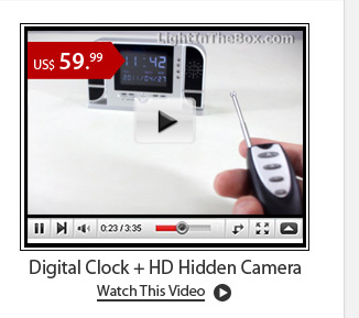 Digital Clock+ HD Hidden Camera