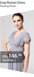 Gray Roman Dress