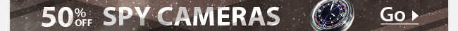 50% Off Spy Cameras