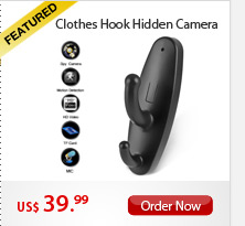 Clothes Hook Hidden Camera