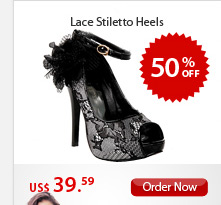 Lace Stiletto Heels