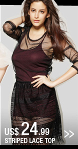 Striped Lace Top