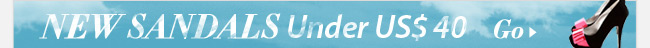 New Sandals Under US$ 40