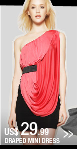 Draped Mini Dress