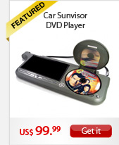 Car Sunvisor DVD Player