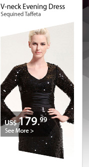 V-neck Evening Dress