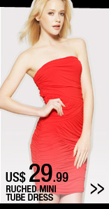 Ruched Mini Tube Dress