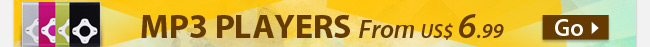 MP3 Players From US$ 6.99