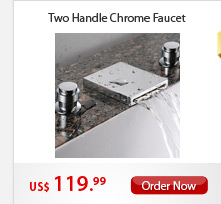 Two Handle Chrome Faucet