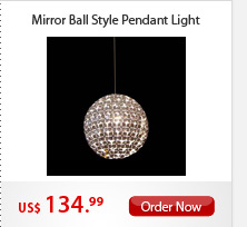 Mirror Ball Style Pendant Light