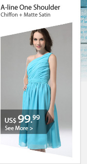 A-line One Shoulder