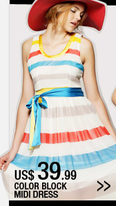 Color Block Midi Dress