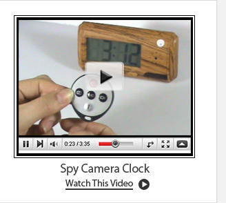 Spy Camera Clock