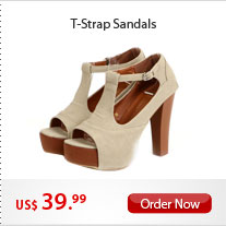 T-Strap Sandals